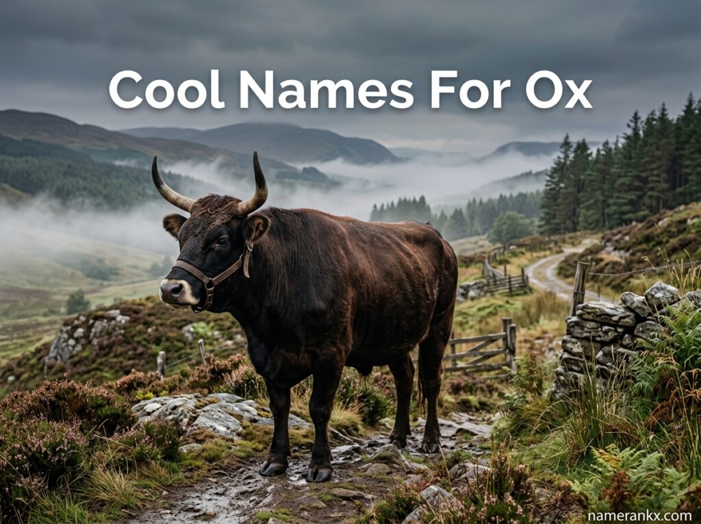 Cool Names For Ox