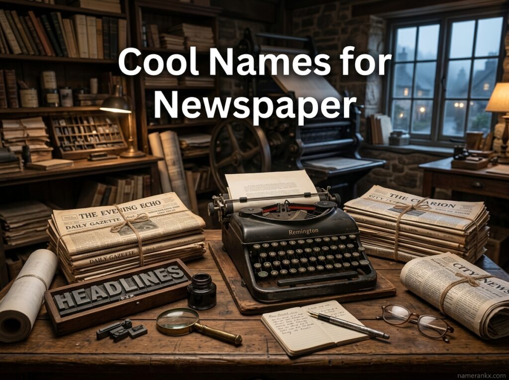 Cool Names for Newspaper