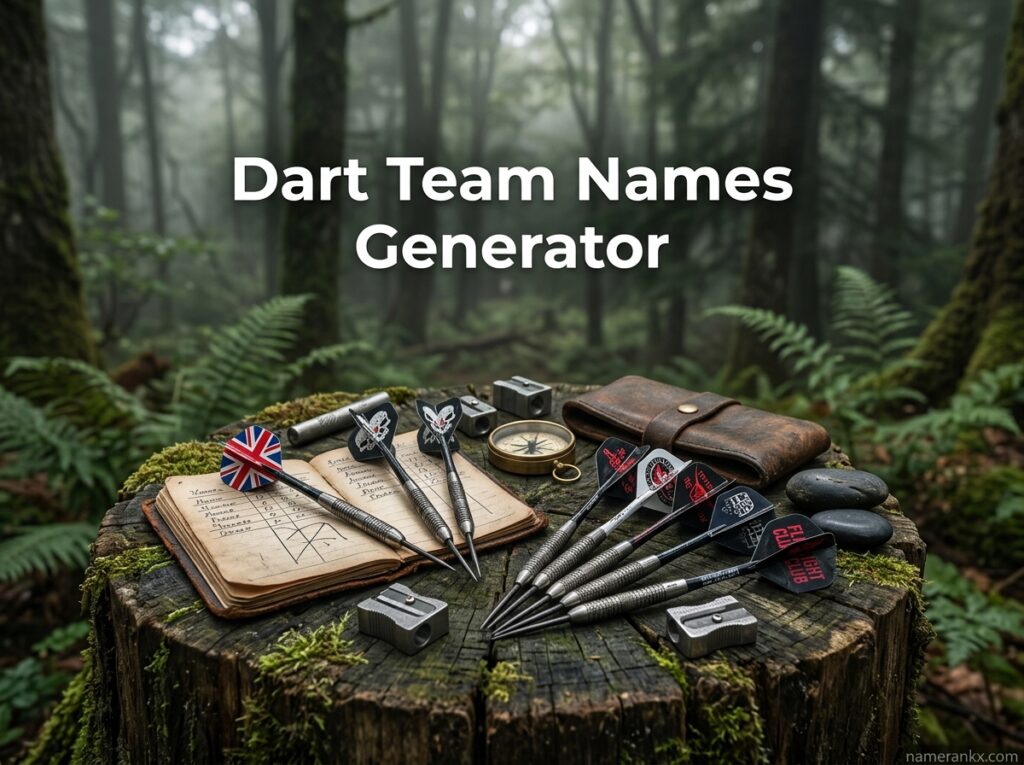 Dart Team Names Generator