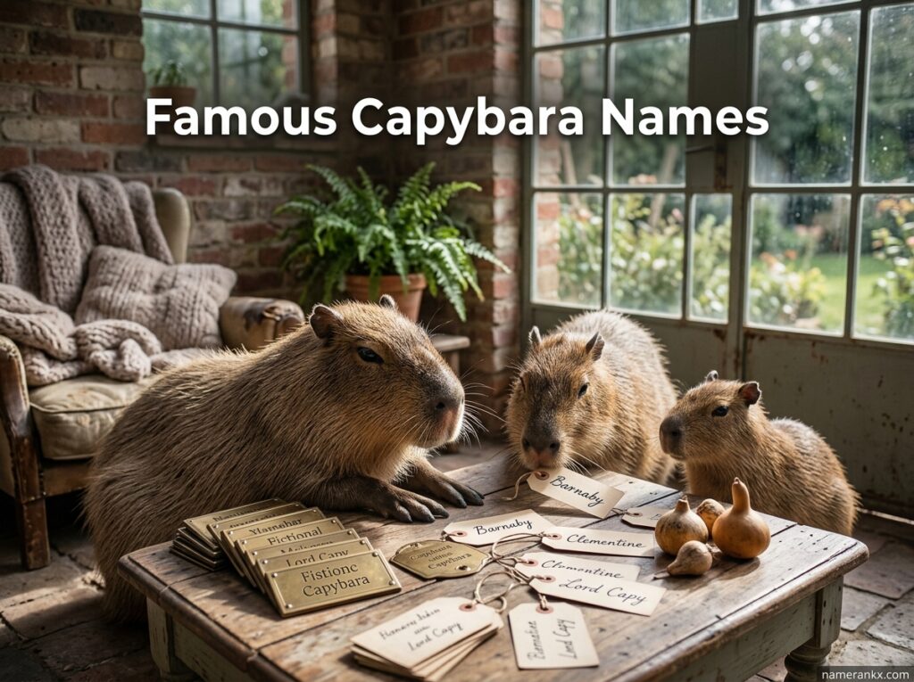 Famous Capybara Names