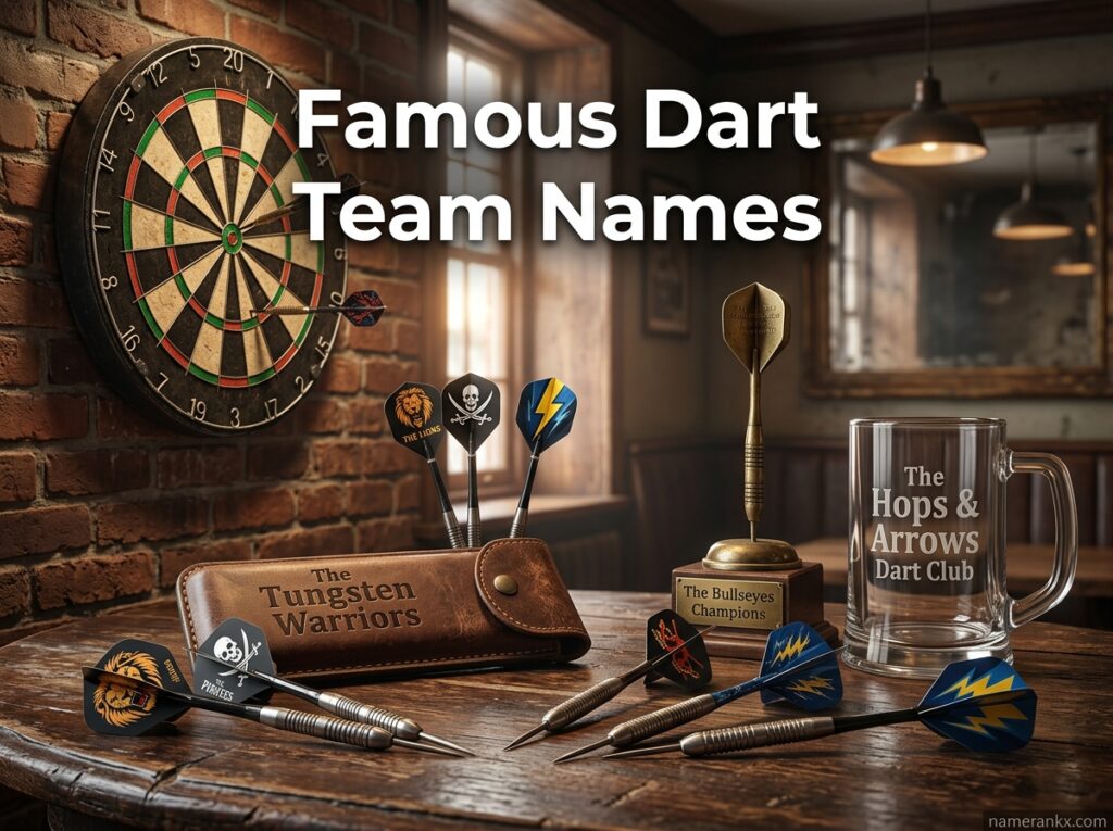 Famous Dart Team Names