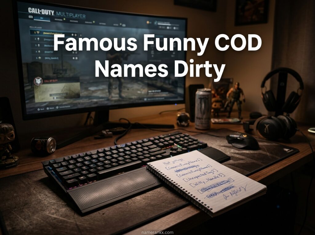 Famous Funny COD Names Dirty