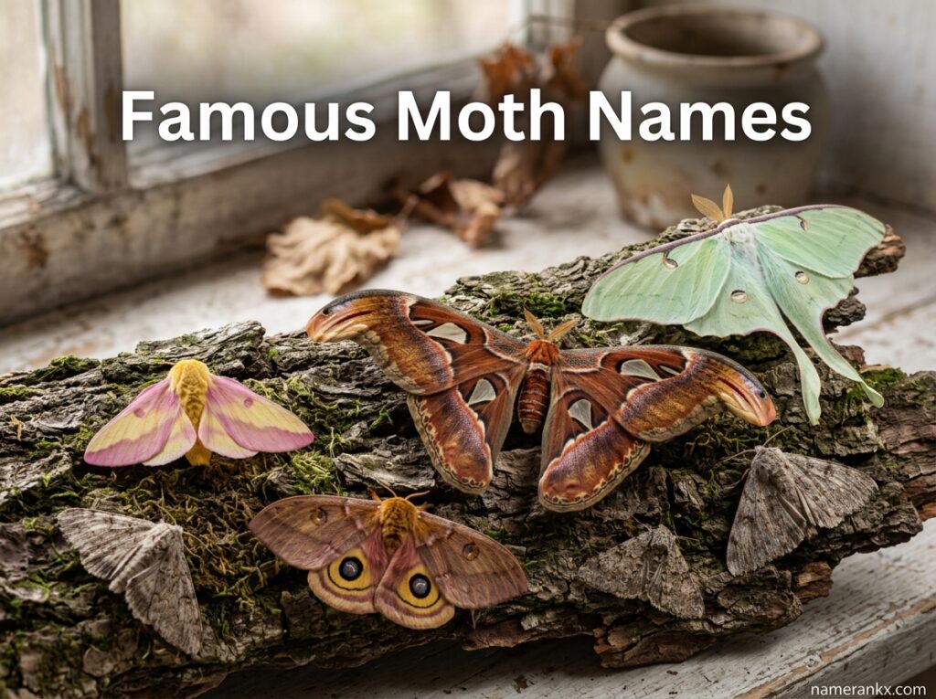 Famous Moth Names