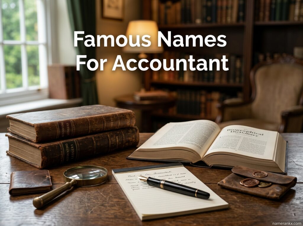 Famous Names For Accountant