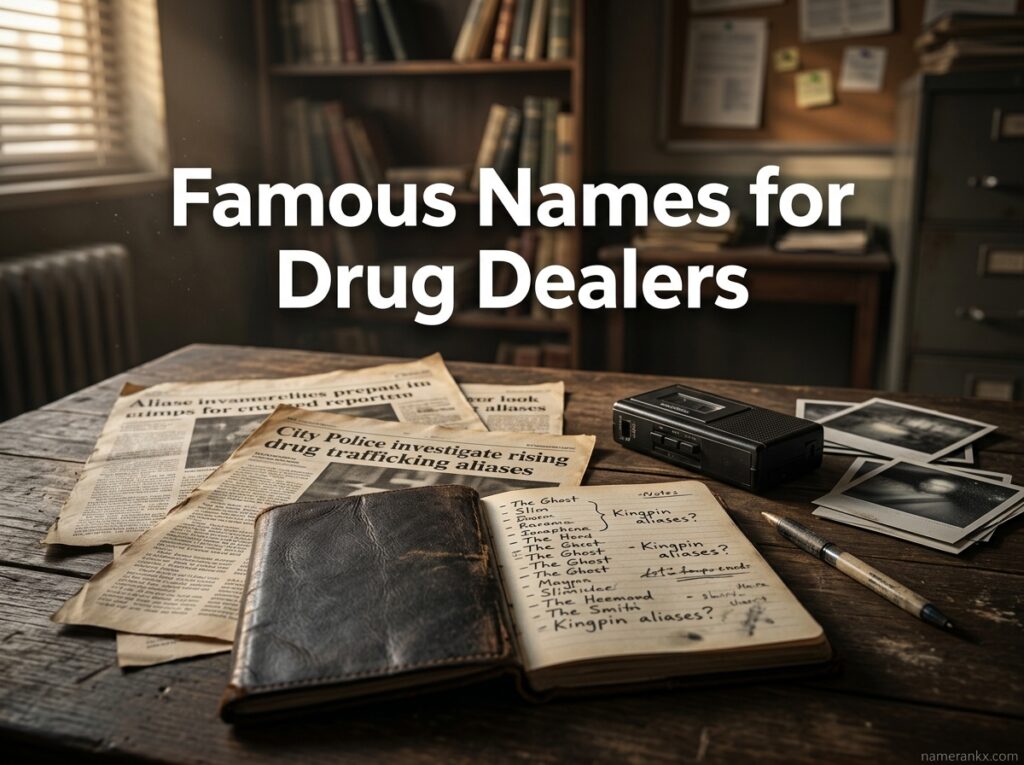 Famous Names for Drug Dealers