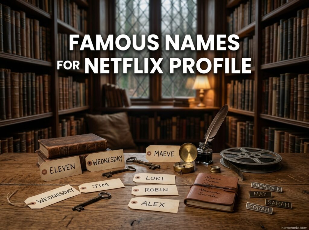 Famous Names for Netflix Profile