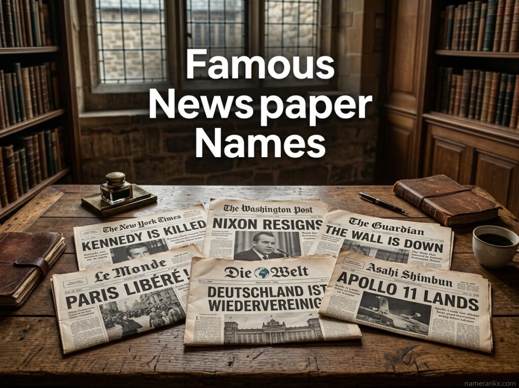 Famous Newspaper Names