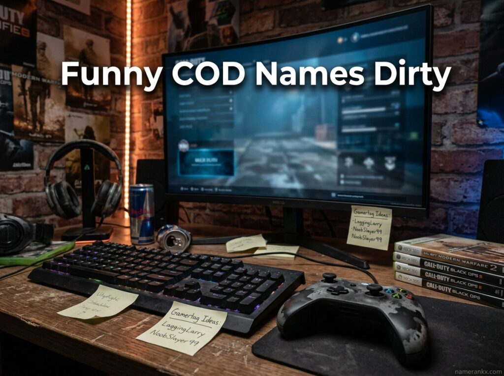 Funny COD Names Dirty