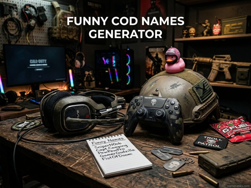 Funny COD Names Generator