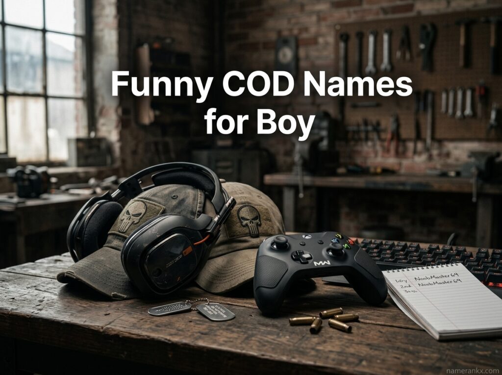 Funny COD Names for Boy