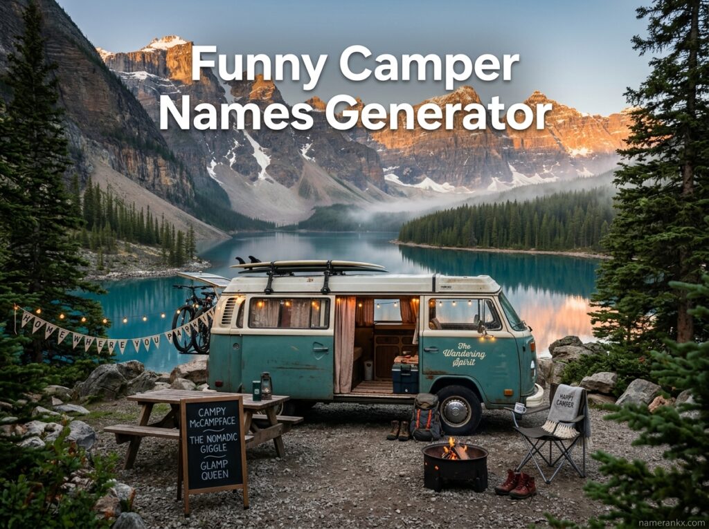 Funny Camper Names Generator