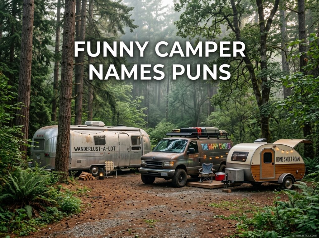 Funny Camper Names Puns