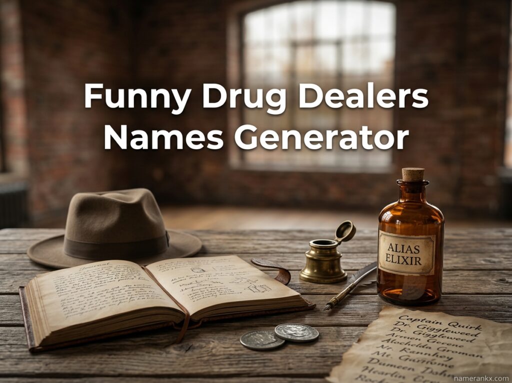Funny Drug Dealers Names Generator