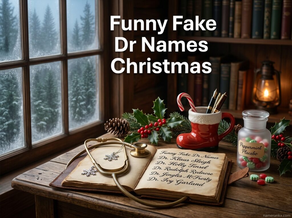Funny Fake Dr Names Christmas