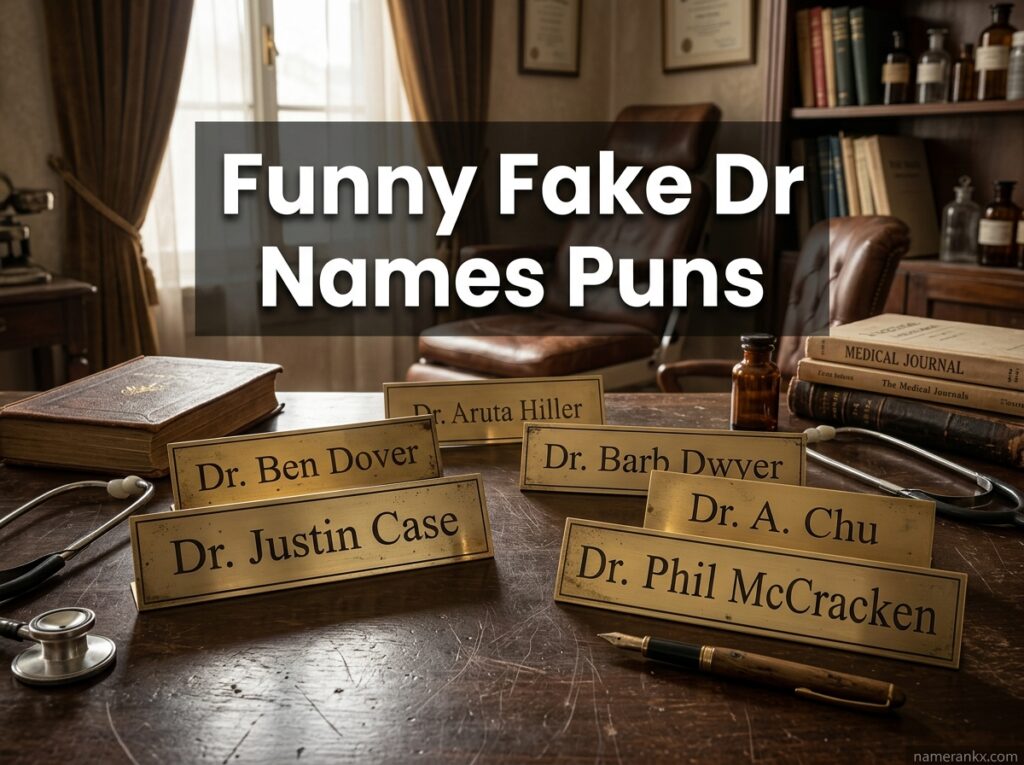 Funny Fake Dr Names Puns
