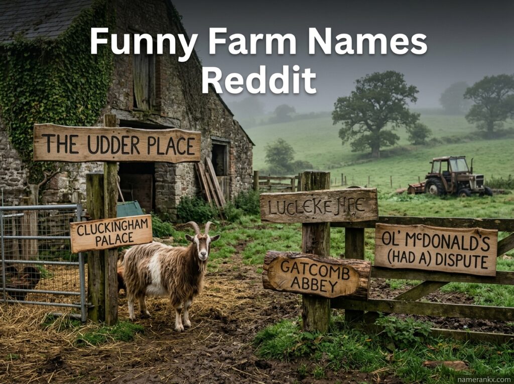 Funny Farm Names Reddit