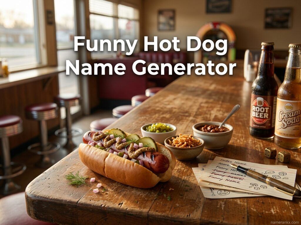Funny Hot Dog Name Generator
