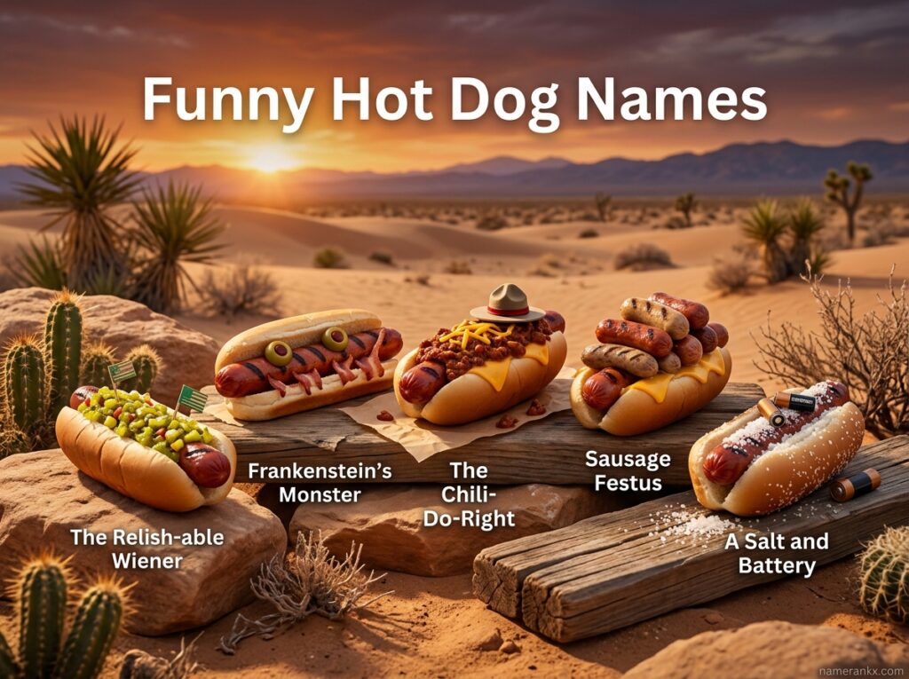 Funny Hot Dog Names