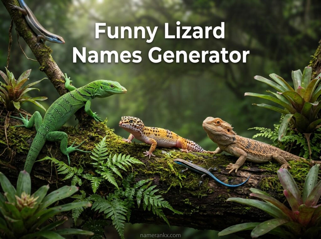 Funny Lizard Names Generator