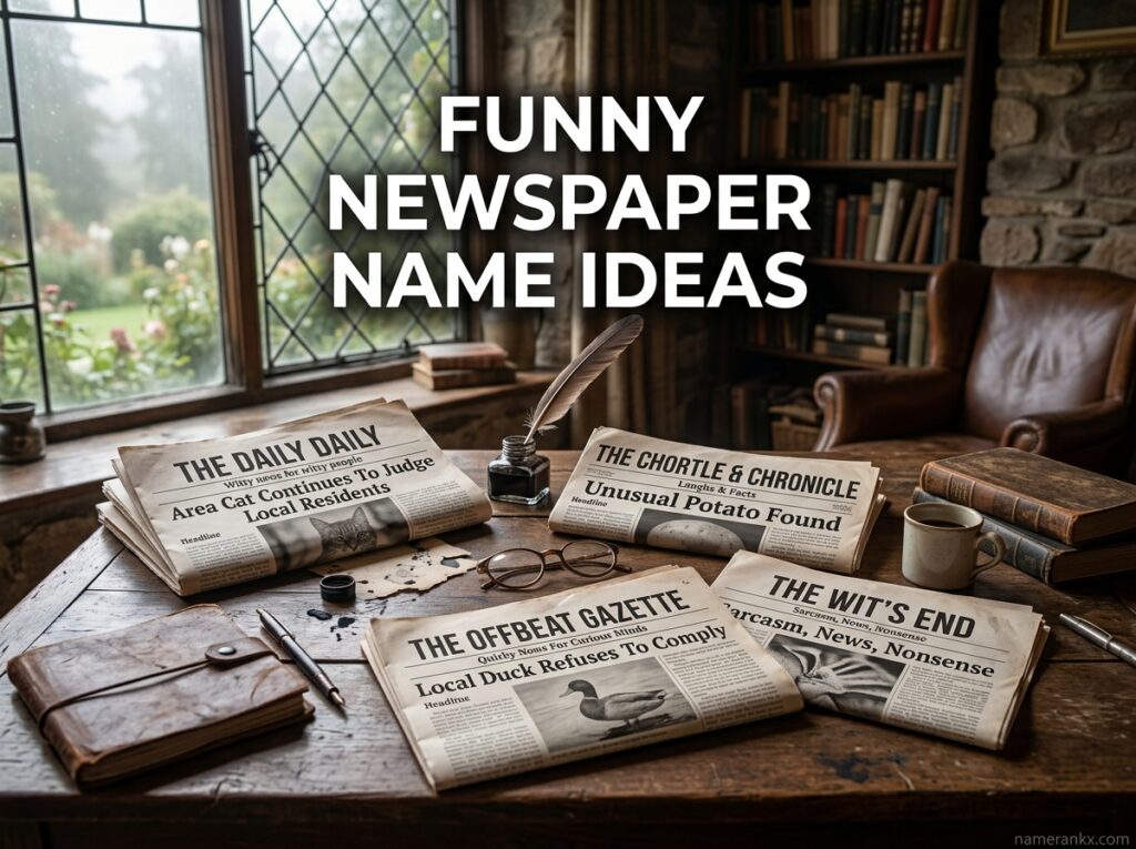 Funny Newspaper Name Ideas