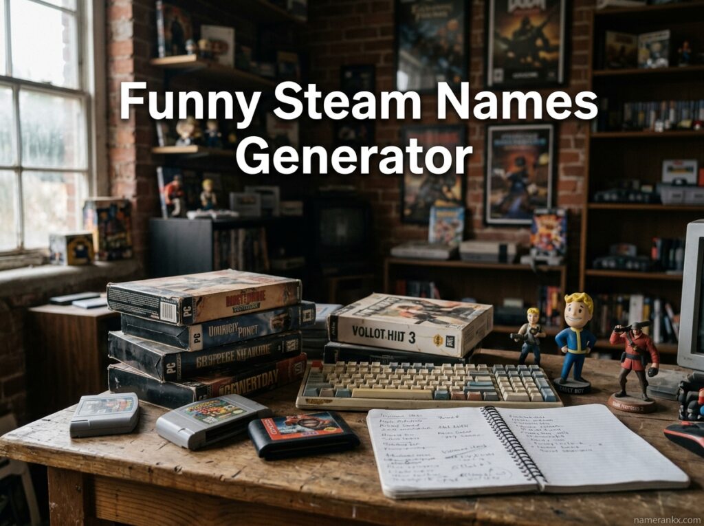 Funny Steam Names Generator