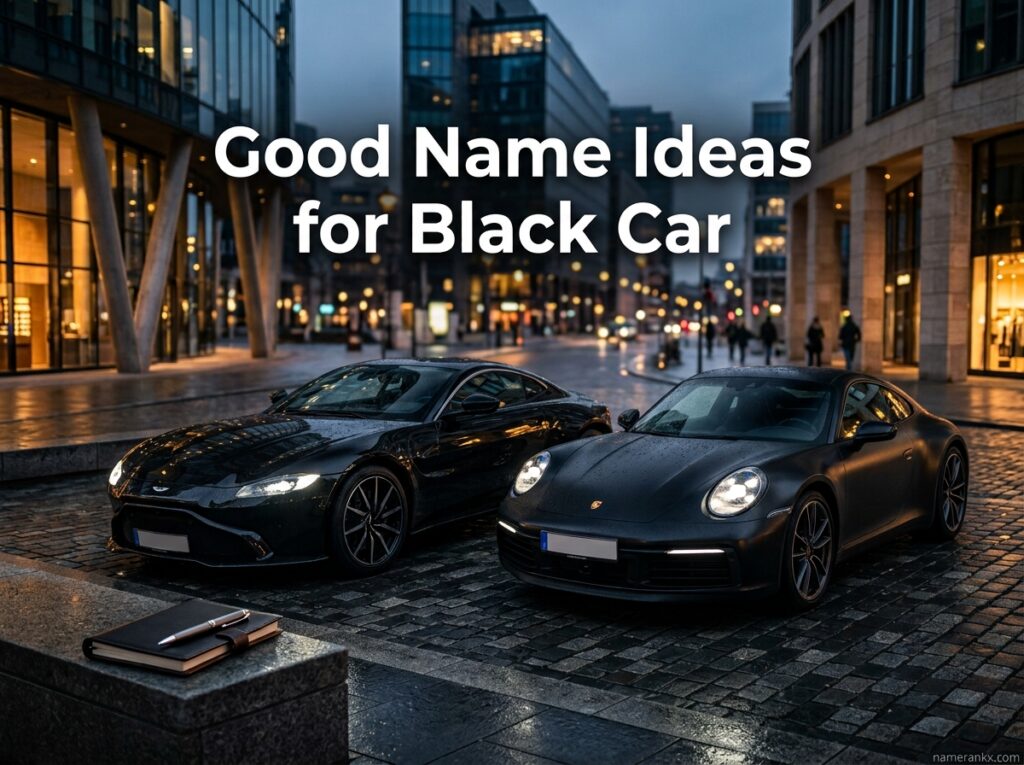 Good Name Ideas for Black Car