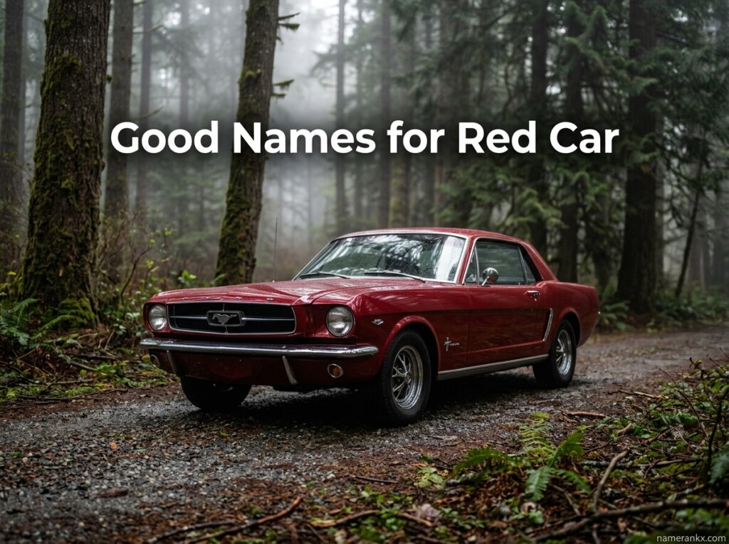 Good Names for Red Car