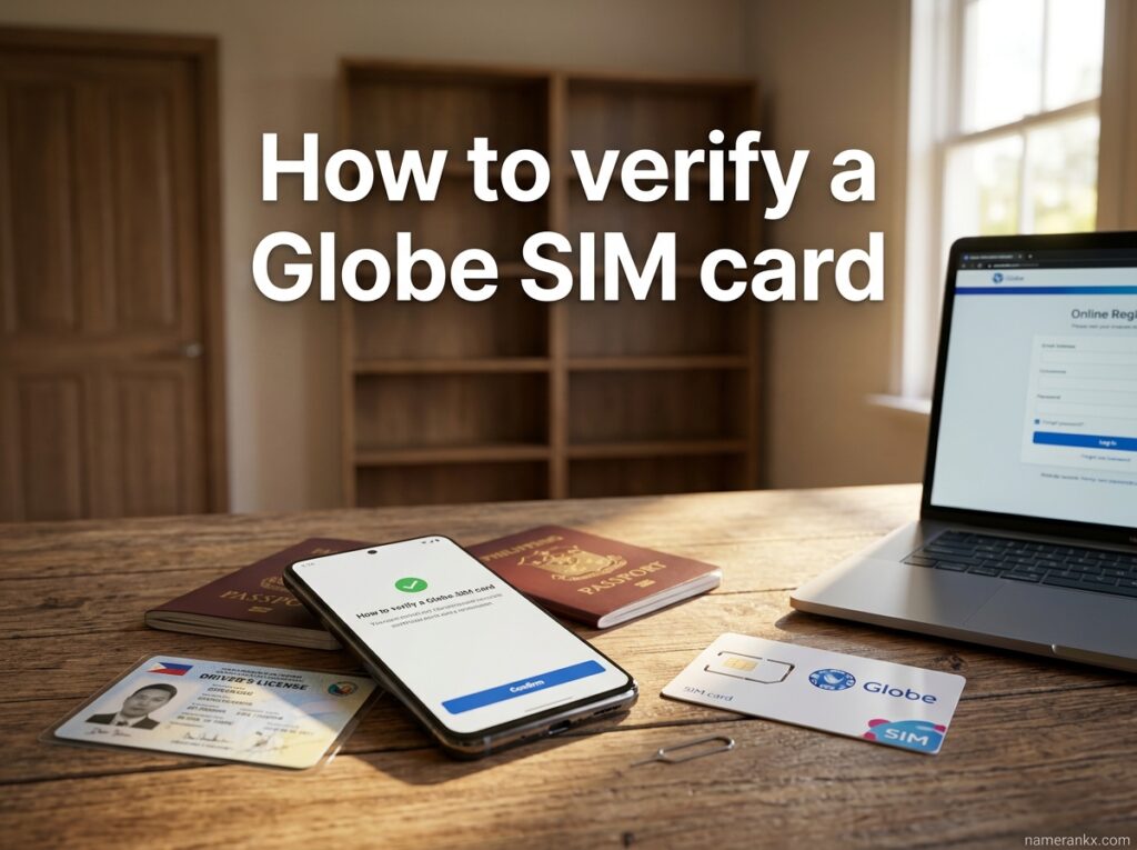 How to verify a Globe SIM card