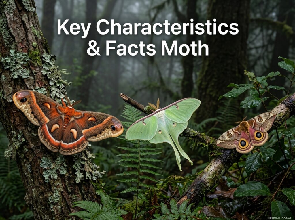 Key Characteristics & Facts Moth