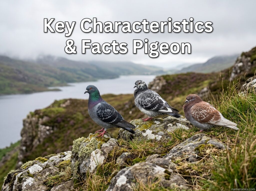 Key Characteristics & Facts Pigeon