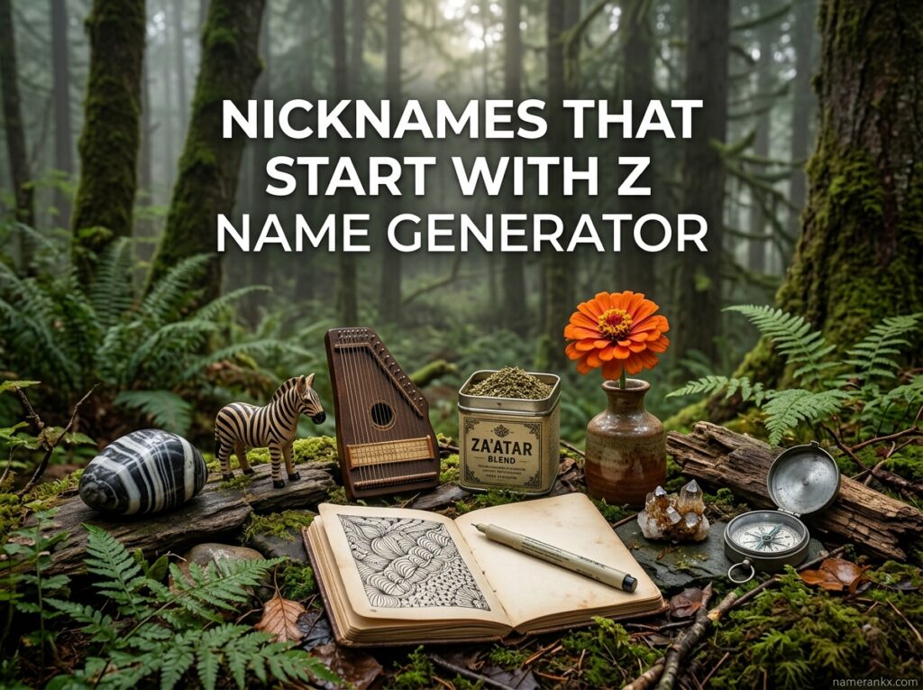 Nicknames that start with Z Name Generator