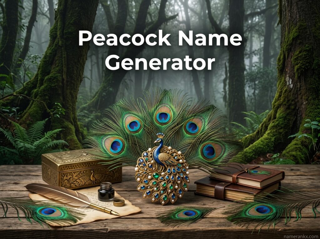 Peacock Name Generator