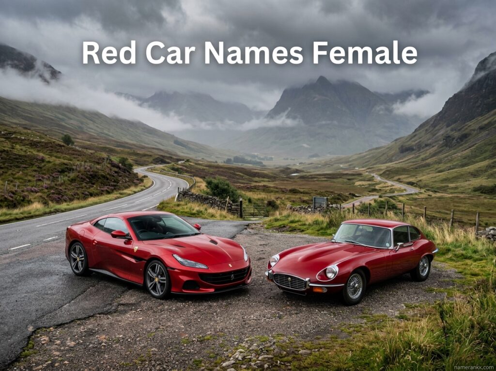 Red Car Names Female