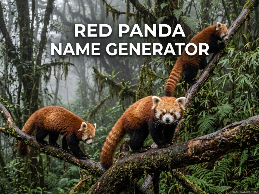 Red Panda Name Generator