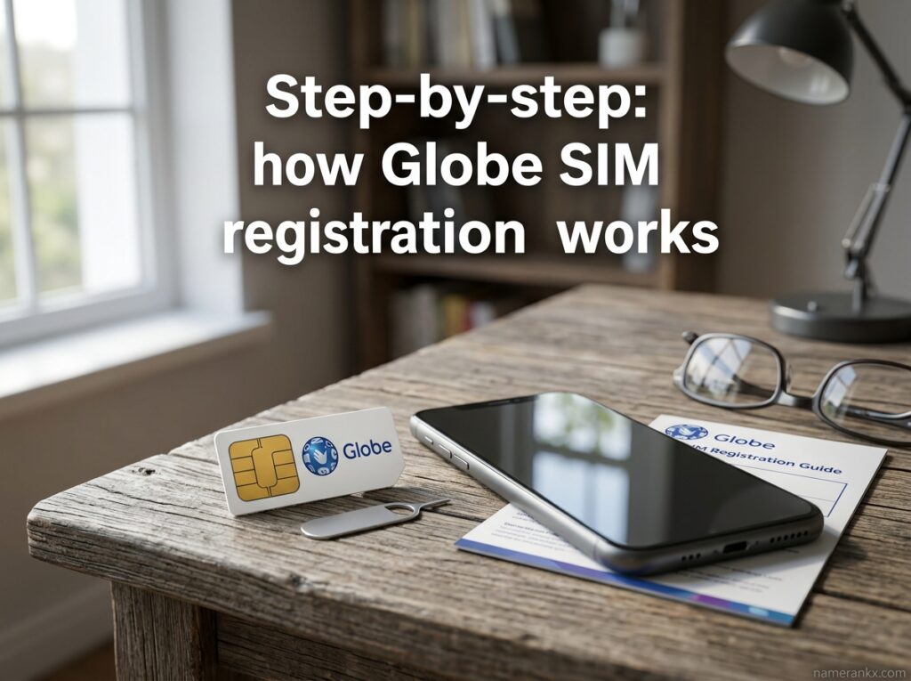 Step-by-step how Globe SIM registration works