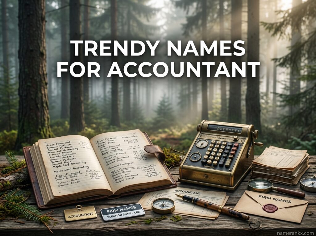 Trendy Names For Accountant
