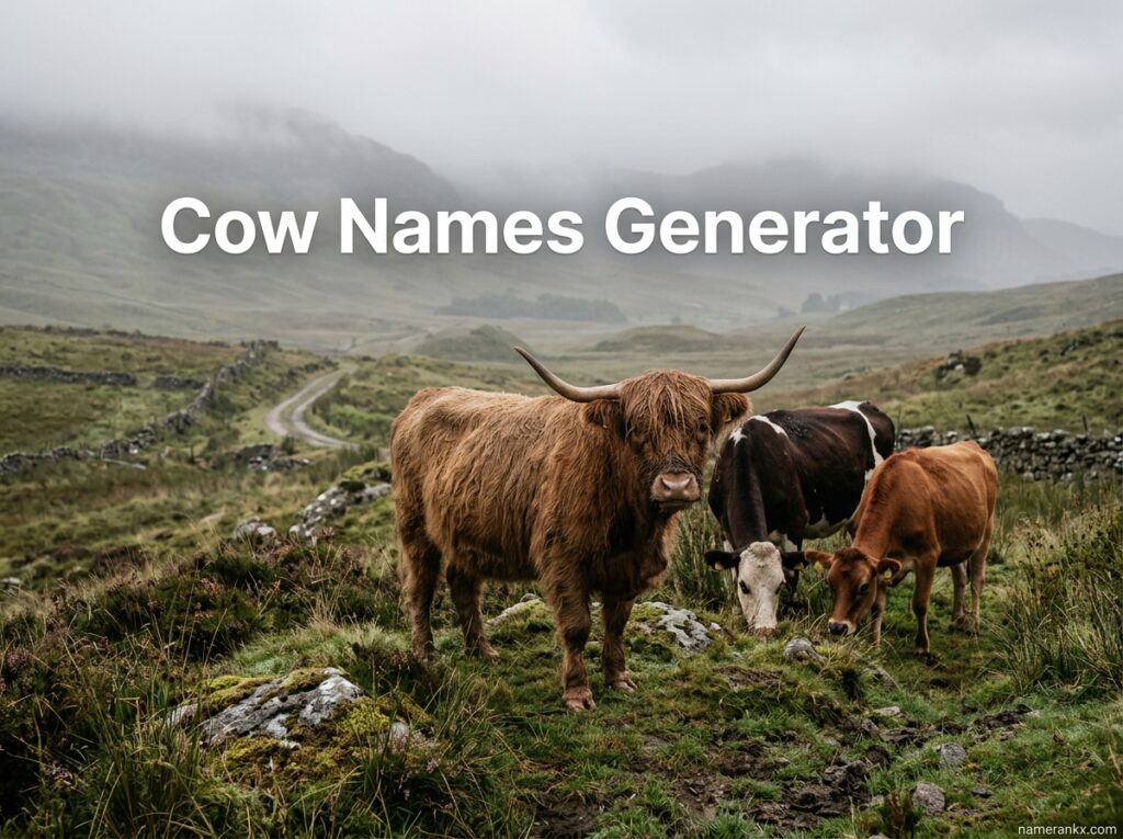 Cow Names Generator