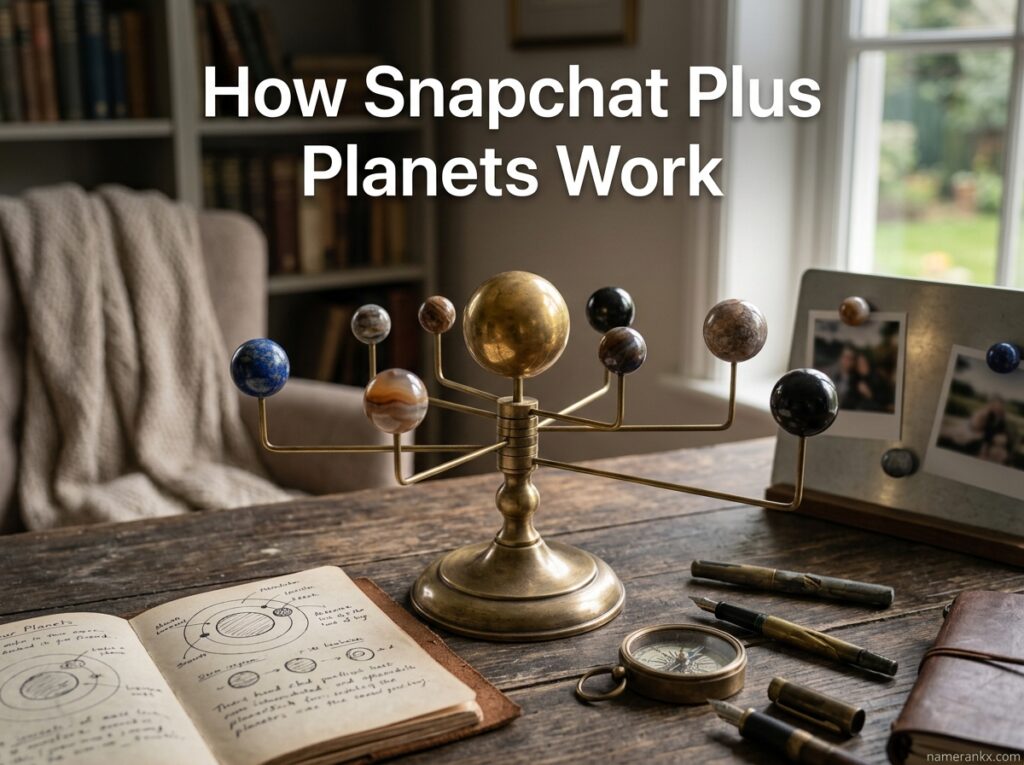 How Snapchat Plus Planets Work