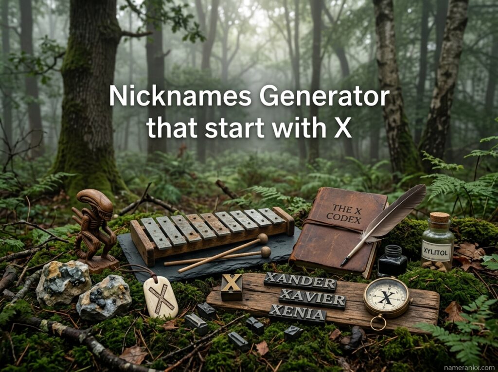 Nicknames Generator that start with X