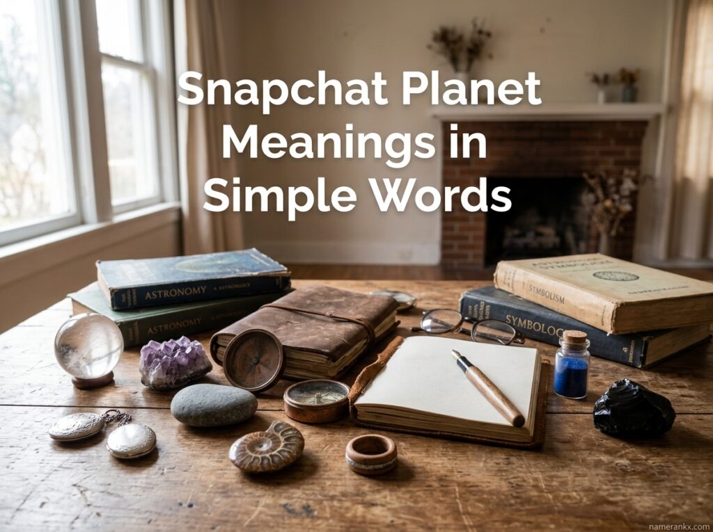 Snapchat Planet Meanings in Simple Words