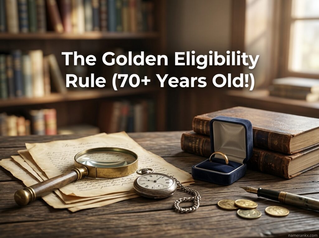 The Golden Eligibility Rule (70+ Years Old!)