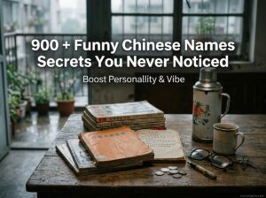 900 + Funny Chinese Names Secrets You Never Noticed