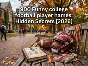 900 Funny college football player names Hidden Secrets [2026]